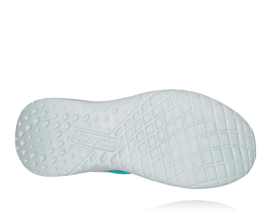 Hoka One One Running Shoes Womens Blue/White - Tivra - 61503ZVWF